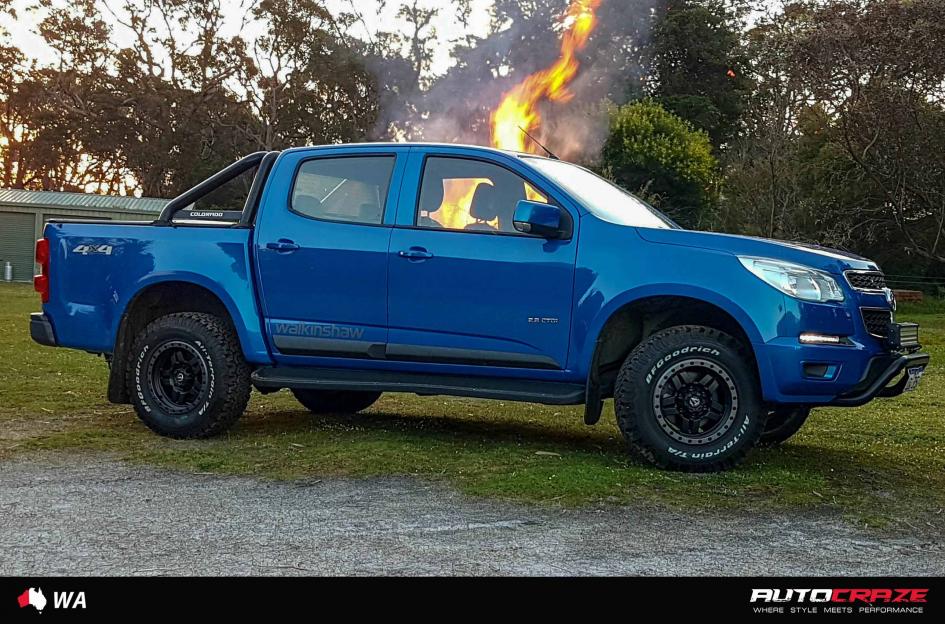 HOLDEN COLORADO ANZA MATTE BLACK WITH ANTHRACITE RING